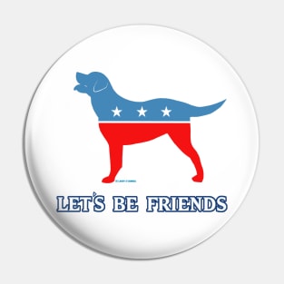 The Unofficial Party of "Let's be Friends" Pin