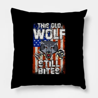 this wolf still bites Pillow