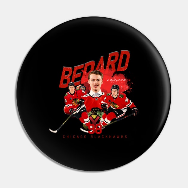 Connor Bedard 98 Hockey Pin by Resatuki