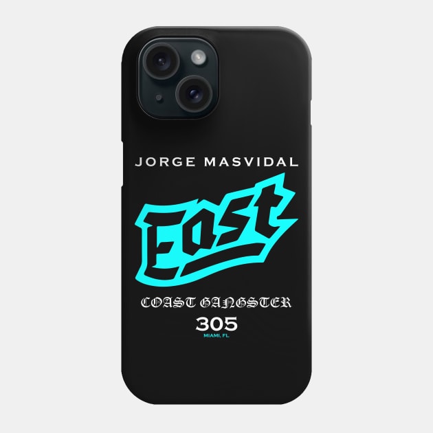 Jorge Masvidal East Coast Gangster Phone Case by SavageRootsMMA