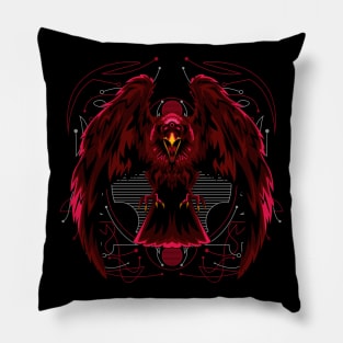 wing crow Pillow