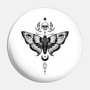 Night moth Pin