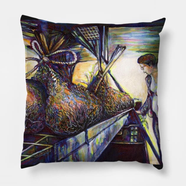 Life’s Hurling Destiny Pillow by gayeelise