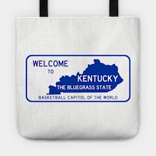 Welcome to Kentucky Basketball Capitol of the World Tote