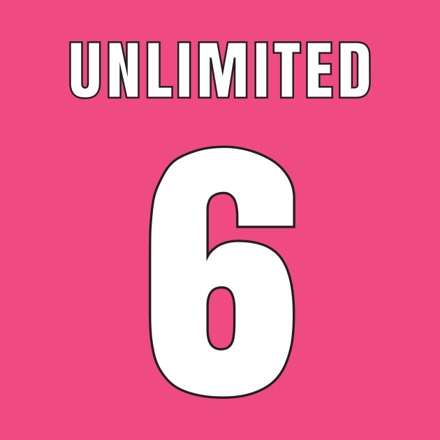 UNLIMITED NUMBER 6 FRONT-BACK-PRINT by mn9