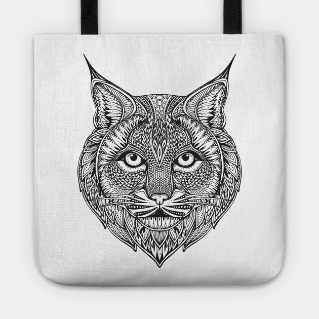 Cat Tattoo Black And White Alien Holding A Cat Tattoo Tote Bag Teepublic Uk