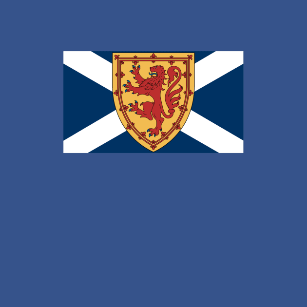 Royal Scottish Coat of Arms on Flag by iaredios