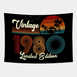 Vintage 1980 Shirt Limited Edition 40th Birthday Gift Tapestry