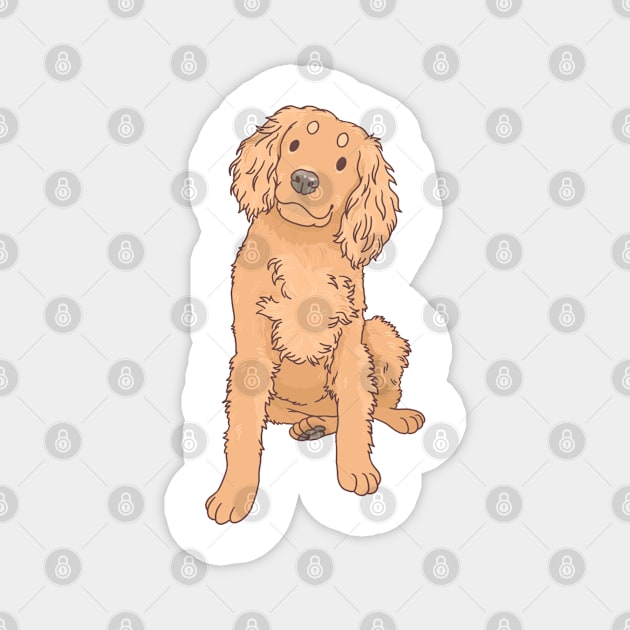 English Cocker Spaniel Magnet by Csieben