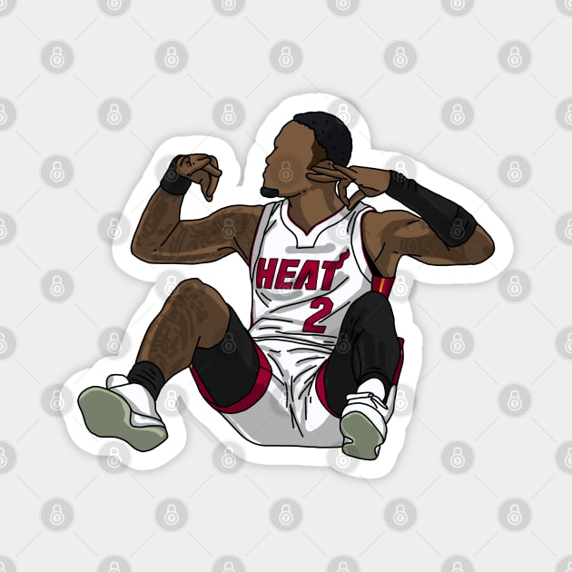 Terry Rozier 3 Point Celebration Magnet by Luna Illustration