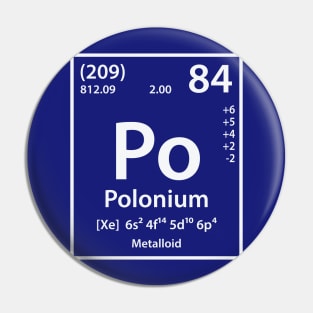 Polonium Element Pin