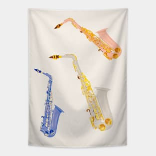 3 saxophones Tapestry