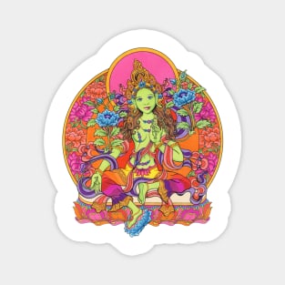 Green Tara, Sunrise Style Magnet