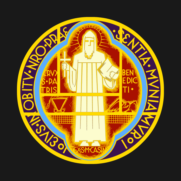 Saint Benedict Medal Two Sided by Catholicamtees