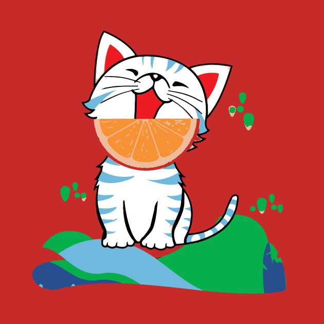 Grapefruit Kitty by lavdog