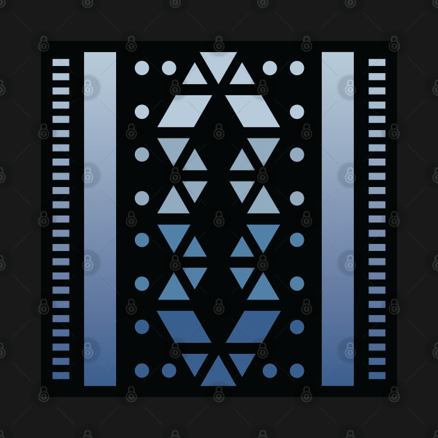 “Dimensional Path” - V.2 Blue - (Geometric Art) (Dimensions) - Doc Labs by Doc Labs