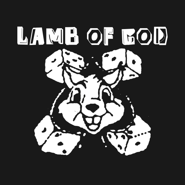 lamb of god bunny dice by doggo babushka