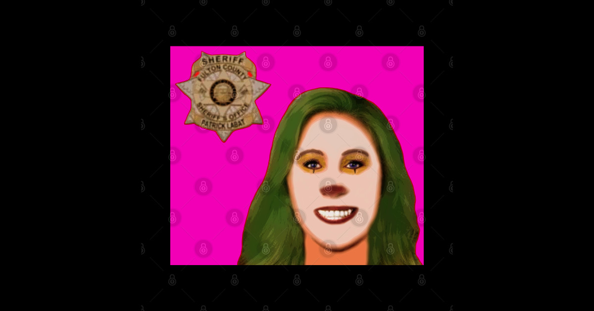 marjorie taylor greene - Marjorie Taylor Greene Mugshot - Sticker