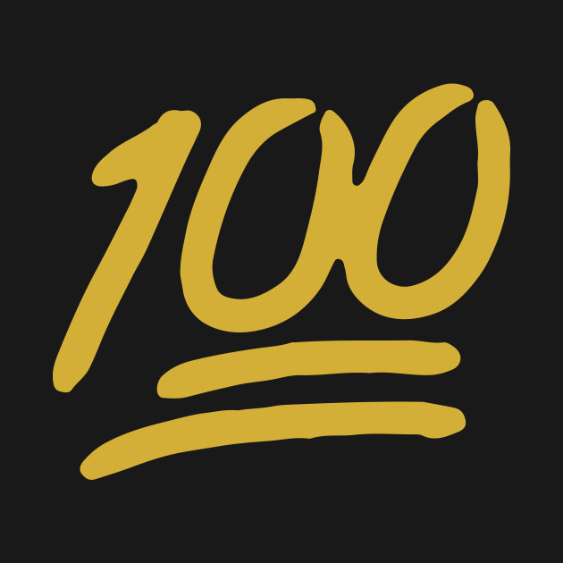 keep it 100 emoji