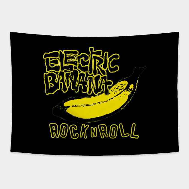 ELECTRIC BANANA NIGHTCLUB Tapestry by JFPtees