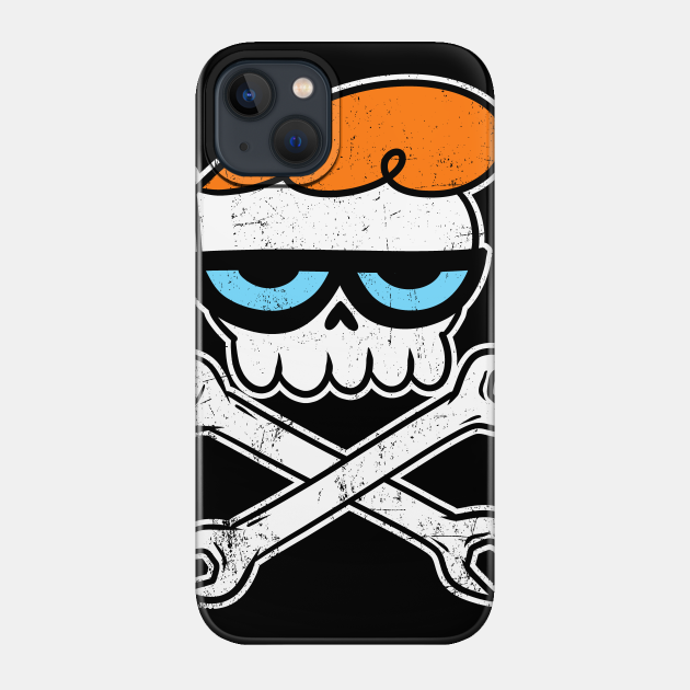 Dexter Skull - Dexters Laboratory - Phone Case