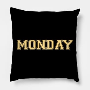 Luxurious Black and Gold Shirt of the Day -- Monday Pillow