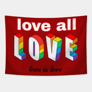 pride month love Tapestry