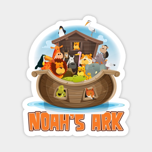 Noah's Ark Magnet by black8elise