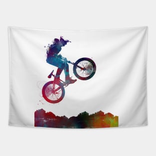Cycling Bike sport art #cycling #sport Tapestry