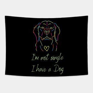 I'm not single, I have a dog Tapestry