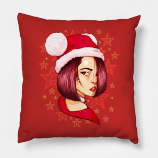 Lady Santa Variant03 Pillow