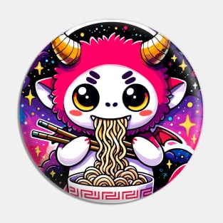 Space Demon Ramen Pin