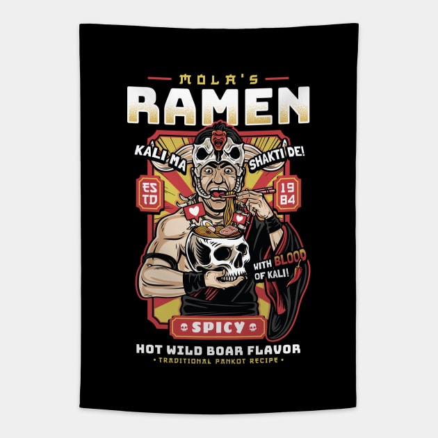 Ramen of Doom v2 (helmet) Tapestry by Olipop