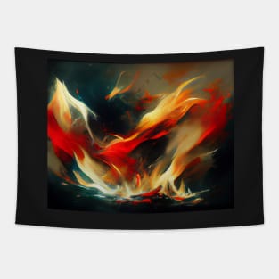 abstract fire 04 Tapestry
