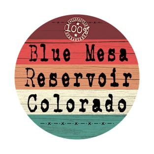 Blue Mesa Reservoir Colorado retro T-Shirt