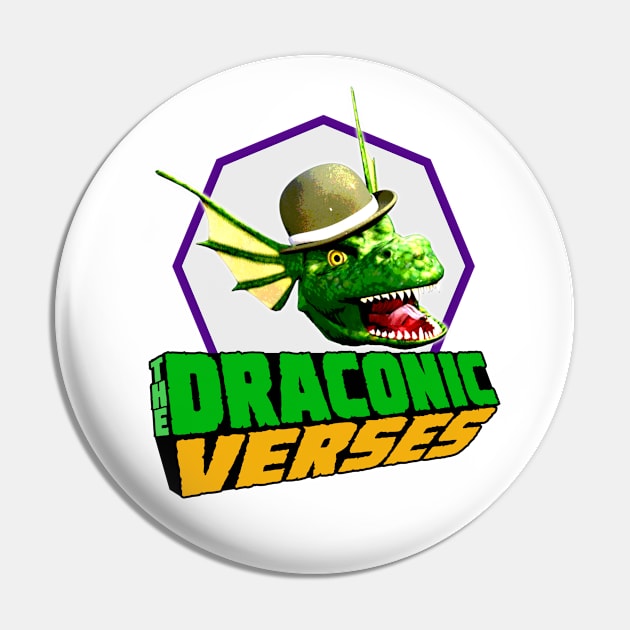 DV Logo 2023 Pin by DraconicVerses