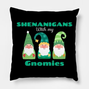 Shenanigans with my gnomies Pillow