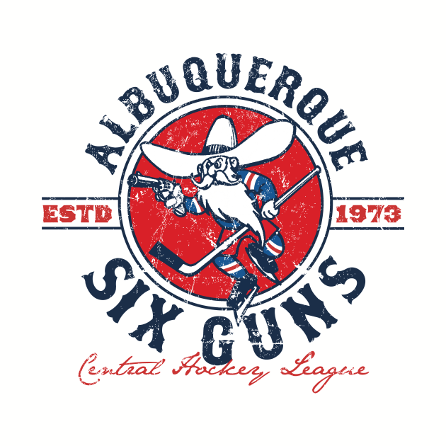 Albuquerque Six Guns by MindsparkCreative