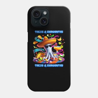 Festive Fiesta Flavors tacos and margaritas Phone Case