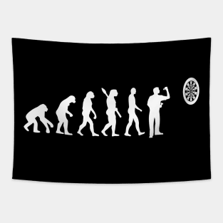 Dart Evolution From Monkey To Dart King Funny Gift Tapestry