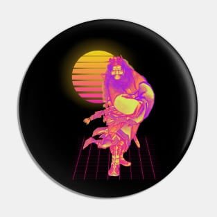 Colorful Demon Vaporwave Pin