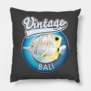 Vintage Bali retro logo Pillow