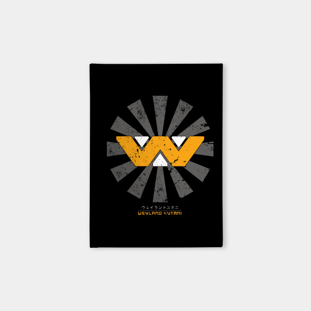 Weyland Yutani Retro Japanese Alien Alien Notebook Teepublic Weyland Yutani Retro Japanese Alien Alien Notebook Teepublic