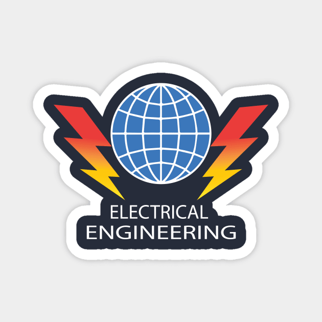 electrical engineering electrician engineer electric Magnet by PrisDesign99