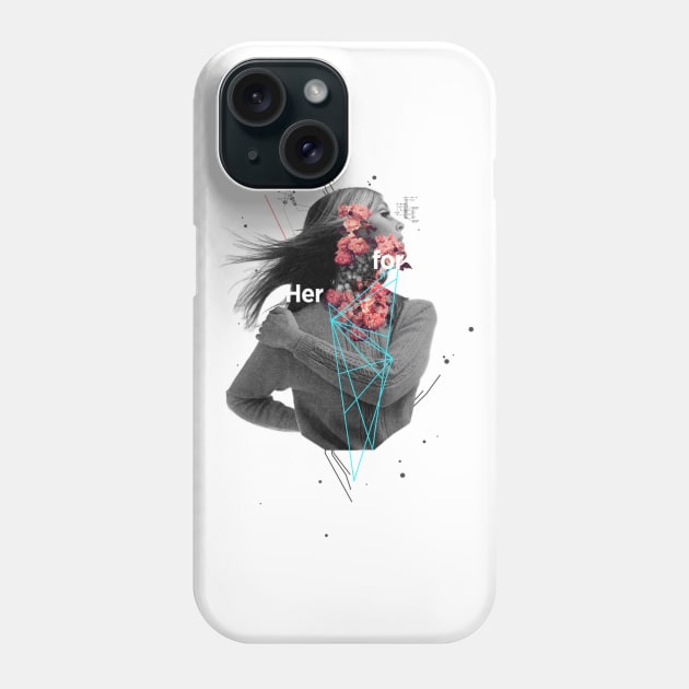 For Her Phone Case by FrankMoth