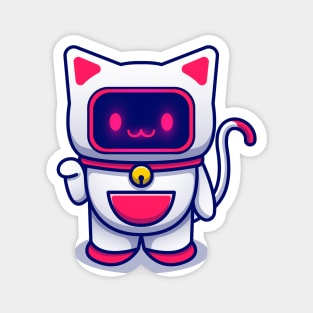 Cat Robot Magnet