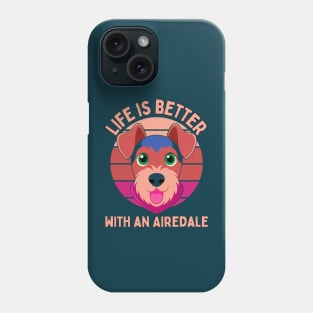 Airedale Terrier Mom Dad Phone Case