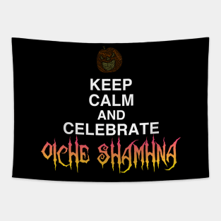 Keep Calm Samhain Halloween Tapestry