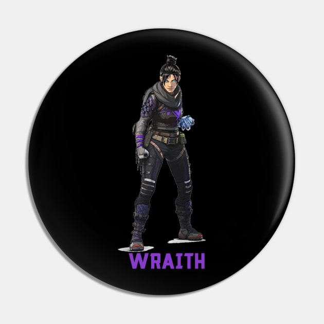 wraith Pin by mgalodesign