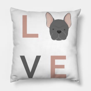 Frenchie Love Pillow